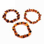 Bernstein Edelstein Armband dreifarbig flexibel und dehnbar Edelsteine Heilsteine bei Wunderstein24 Bernstein Edelstein Armband dreifarbig flexibel und dehnbar Edelsteine Heilsteine bei Wunderstein24