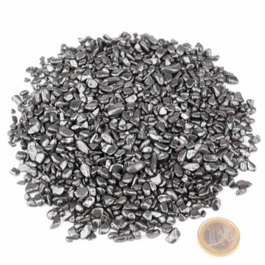 Hämatit | Blutstein Trommelsteine Ø ca. 5 – 10 mm Edelsteine Heilsteine bei Wunderstein24
