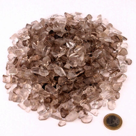 Rauchquarz Natur Trommelsteine Ø ca. 10 – 20 mm Edelsteine Heilsteine bei Wunderstein24