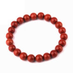 Jaspis rot Ø 8 mm Kugel Edelstein Armband flexibel und dehnbar Edelsteine Heilsteine bei Wunderstein24