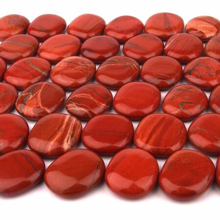 Jaspis rot Handschmeichler | Massagestein Ø 37 – 50 mm Edelsteine Heilsteine bei Wunderstein24