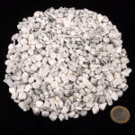 Magnesit | Howlith weiß Trommelsteine Ø ca. 8 – 15 mm Edelsteine Heilsteine bei Wunderstein24