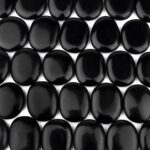 Obsidian schwarz Handschmeichler | Massagestein Ø 30 – 44 mm Edelsteine Heilsteine bei Wunderstein24