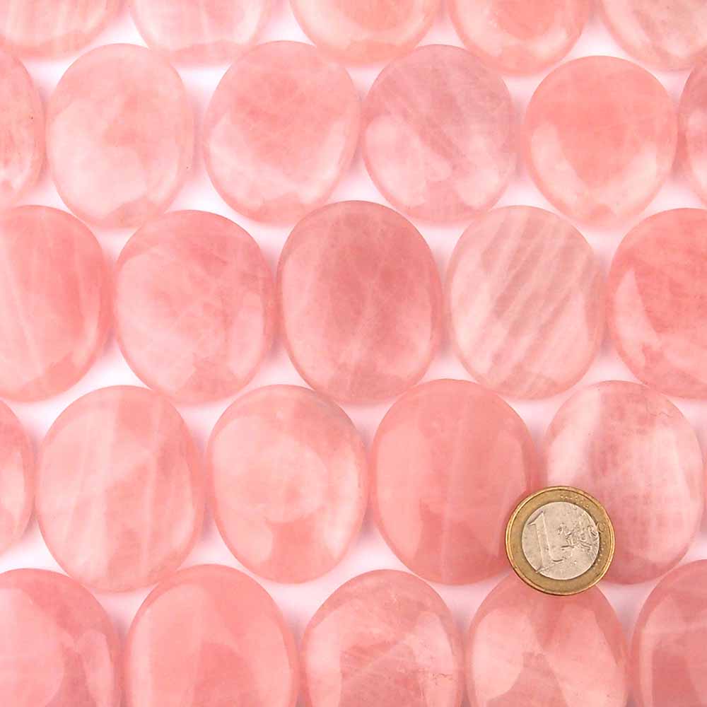 Rosenquarz Handschmeichler | Massagestein Ø 40 – 53 mm Edelsteine Heilsteine bei Wunderstein24 Rosenquarz Handschmeichler | Massagestein Ø 40 – 53 mm Edelsteine Heilsteine bei Wunderstein24