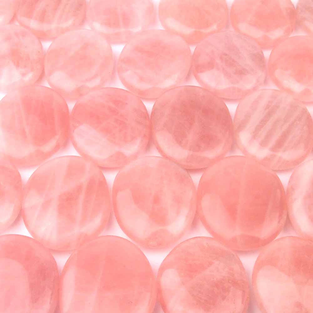 Rosenquarz Handschmeichler | Massagestein Ø 40 – 53 mm Edelsteine Heilsteine bei Wunderstein24 Rosenquarz Handschmeichler | Massagestein Ø 40 – 53 mm Edelsteine Heilsteine bei Wunderstein24