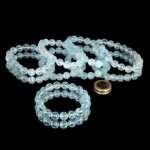 Topas blau Ø 6 mm Kugel Edelstein Armband flexibel und dehnbar Edelsteine Heilsteine bei Wunderstein24