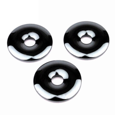Hämatit Donut Anhänger Ø 30 mm Edelsteine Heilsteine bei Wunderstein24