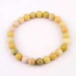 Lantian Jade Ø 8 mm Kugel Edelstein Armband flexibel und dehnbar Edelsteine Heilsteine bei Wunderstein24