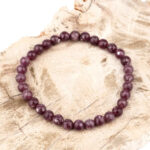 Lantian Jade Ø 8 mm Kugel Edelstein Armband flexibel und dehnbar Edelsteine Heilsteine bei Wunderstein24