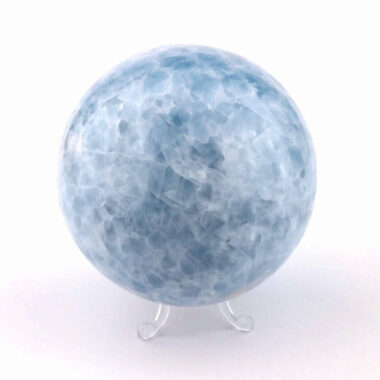 große Calcit Kugel blau aus Madagaskar in bester Qualität und Farbe Edelsteine Heilsteine bei Wunderstein24