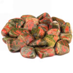 Epidot | Unakit Trommelsteine Ø ca. 30 – 45 mm Edelsteine Heilsteine bei Wunderstein24