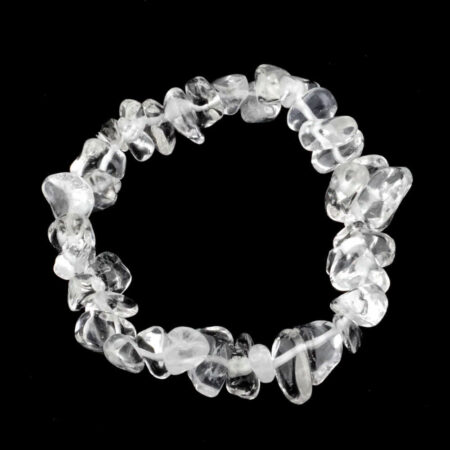 Bergkristall Kinder Edelstein Armband flexibel und dehnbar Edelsteine Heilsteine bei Wunderstein24