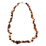 Olivin | Peridot Kette Länge ca. 45 cm mit Karabiner-Verschluss Edelsteine Heilsteine bei Wunderstein24