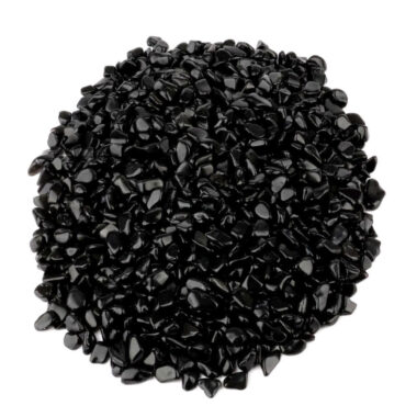 Obsidian Trommelsteine schwarz Ø ca. 8 – 12 mm Edelsteine Heilsteine bei Wunderstein24