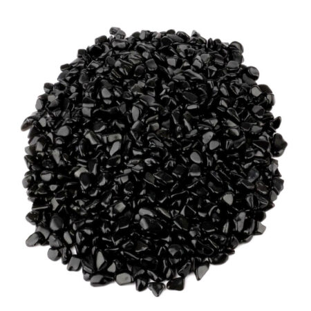 Obsidian Trommelsteine schwarz Ø ca. 8 – 12 mm Edelsteine Heilsteine bei Wunderstein24