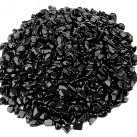 Obsidian Trommelsteine schwarz Ø ca. 8 – 12 mm Edelsteine Heilsteine bei Wunderstein24