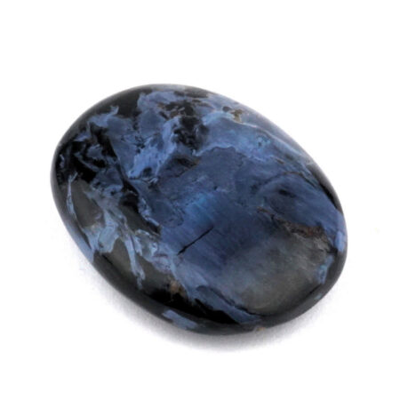 Pietersit blau Cabochon | Handschmeichler aus Namibia in einzigartiger Qualität und Farbe Edelsteine Heilsteine bei Wunderstein24