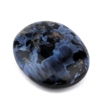 Pietersit blau Cabochon | Handschmeichler aus Namibia in einzigartiger Qualität und Farbe Edelsteine Heilsteine bei Wunderstein24