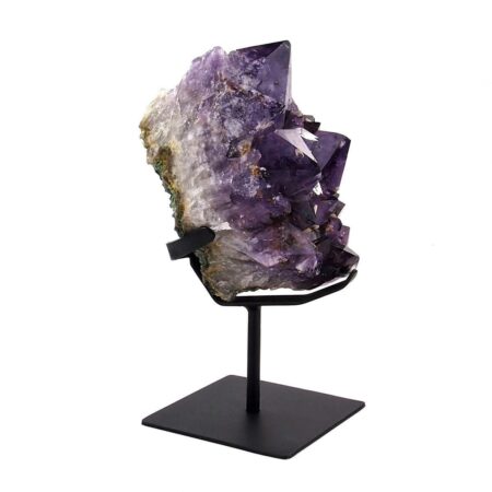 XXL Amethyst & Calcit Brasilien Stufe A+ – Qualität Höhe 264 mm Druse + Ständer Edelsteine Heilsteine bei Wunderstein24