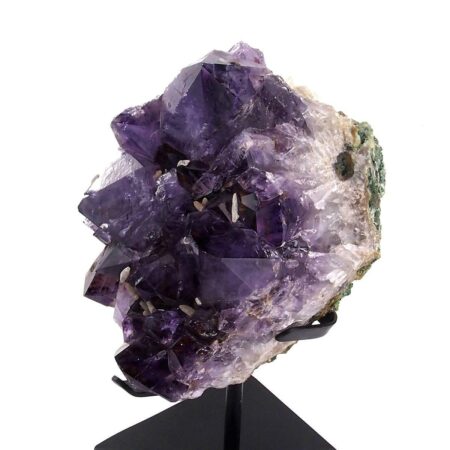 XXL Amethyst & Calcit Brasilien Stufe A+ – Qualität Höhe 264 mm Druse + Ständer Edelsteine Heilsteine bei Wunderstein24