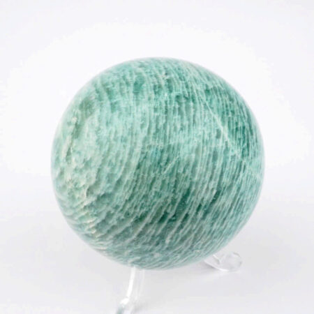 Amazonit Kugel aus Madagaskar Ø 75 mm in sehr guter Qualität und Farbe Edelsteine Heilsteine bei Wunderstein24