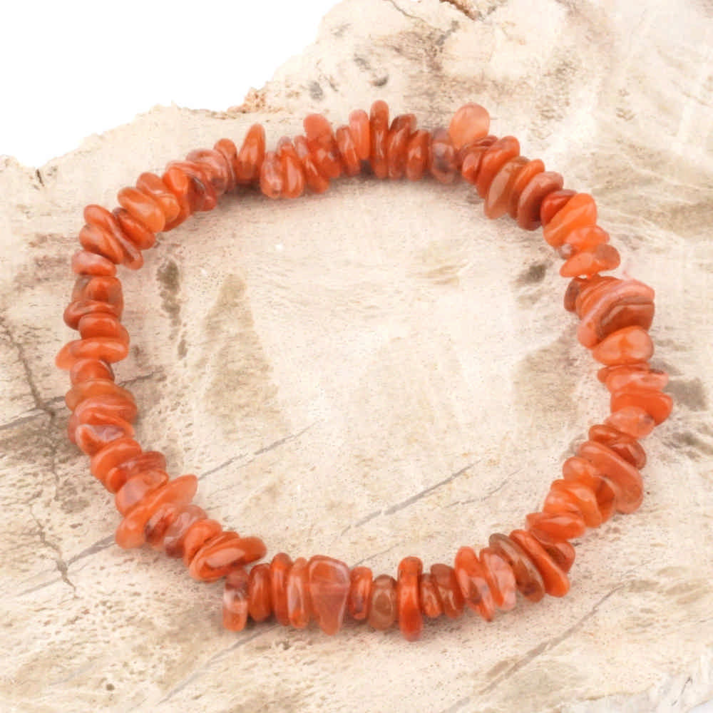 Achat rot | orange Natur Edelstein Armband flexibel und dehnbar Edelsteine Heilsteine bei Wunderstein24 Achat rot | orange Natur Edelstein Armband flexibel und dehnbar Edelsteine Heilsteine bei Wunderstein24