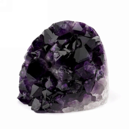 Amethyst Stufe mit poliertem Rand und Standfläche in weltbester Farbe und Qualität Edelsteine Heilsteine bei Wunderstein24