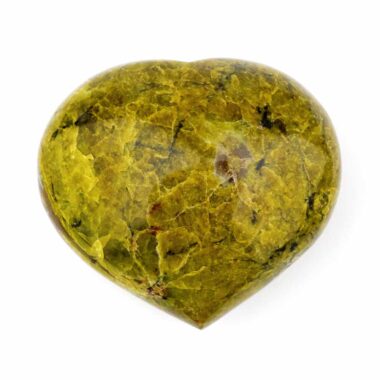 großes Opal grün Herz Ø 88 mm in einzigartiger Qualität und Farbe Edelsteine Heilsteine bei Wunderstein24