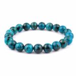 Chrysokoll Ø 7 mm Kugel Armband flexibel und dehnbar in bester Qualität Edelsteine Heilsteine bei Wunderstein24