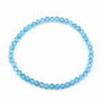 Saphir Ø 6 mm Kugel Edelstein Armband flexibel und dehnbar Edelsteine Heilsteine bei Wunderstein24