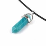 Amazonit Spitze | Doppelender Anhänger mit silberner Öse in bester AAA – Qualität Edelsteine Heilsteine bei Wunderstein24 Amazonit Spitze | Doppelender Anhänger mit silberner Öse in bester AAA – Qualität Edelsteine Heilsteine bei Wunderstein24