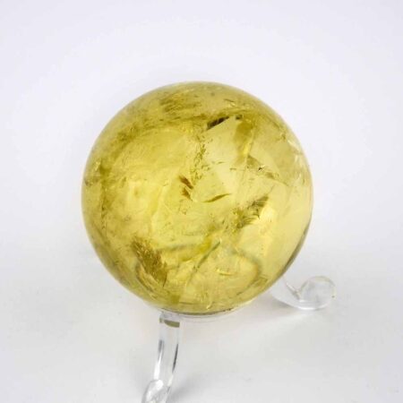 Natur Citrin Kugel Ø ca. 47 mm transparent in bester Qualität und Farbe Edelsteine Heilsteine bei Wunderstein24
