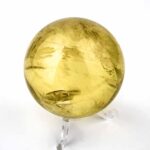 Natur Citrin Kugel Ø ca. 47 mm transparent in bester Qualität und Farbe Edelsteine Heilsteine bei Wunderstein24