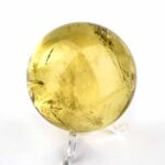 große Natur Citrin Kugel Ø ca. 66 mm transparent in bester Qualität und Farbe Edelsteine Heilsteine bei Wunderstein24