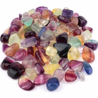Candy Fluorit Trommelsteine bunt Ø 25 – 35 mm in bester Qualität Edelsteine Heilsteine bei Wunderstein24