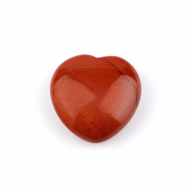 Jaspis rot Herz Ø ca. 25 mm aus Brasilien Edelsteine Heilsteine bei Wunderstein24