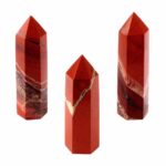 Jaspis Kristall | Spitze rot Höhe 60 – 100 mm aus Brasilien Edelsteine Heilsteine bei Wunderstein24