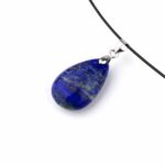 Lapislazuli Tropfen | Cabochon Anhänger mit Silber rhodinierter Öse Edelsteine Heilsteine bei Wunderstein24 Lapislazuli Tropfen | Cabochon Anhänger mit Silber rhodinierter Öse Edelsteine Heilsteine bei Wunderstein24