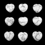 Sodalith Herz Ø ca. 25 mm aus Namibia Edelsteine Heilsteine bei Wunderstein24