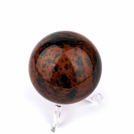 Mahagoni Obsidian Kugel Ø ca. 57 mm aus Brasilien Edelsteine Heilsteine bei Wunderstein24
