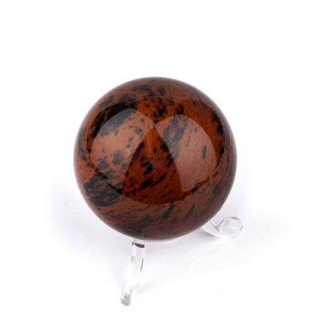 Mahagoni Obsidian Kugel Ø ca. 54 mm aus Brasilien Edelsteine Heilsteine bei Wunderstein24