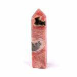 Rhodochrosit Obelisk | Spitze Höhe 52 mm poliert aus Argentinien in bester Farbe Edelsteine Heilsteine bei Wunderstein24