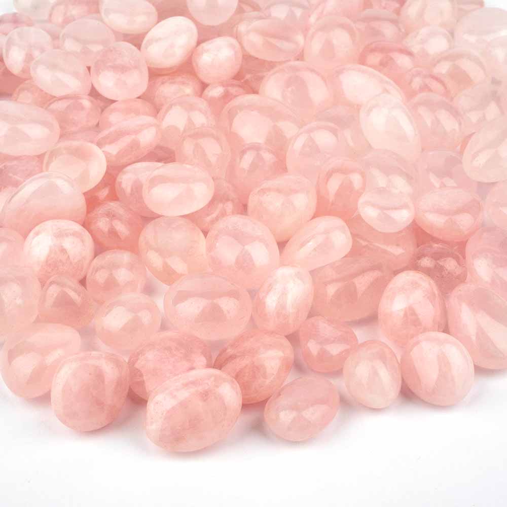 Rosenquarz Trommelsteine Ø ca. 15 – 25 mm aus Brasilien Edelsteine Heilsteine bei Wunderstein24 Rosenquarz Trommelsteine Ø ca. 15 – 25 mm aus Brasilien Edelsteine Heilsteine bei Wunderstein24