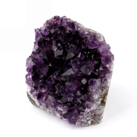 große Amethyst Stufe mit Standfläche aus Uruguay in bester Farbe Edelsteine Heilsteine bei Wunderstein24