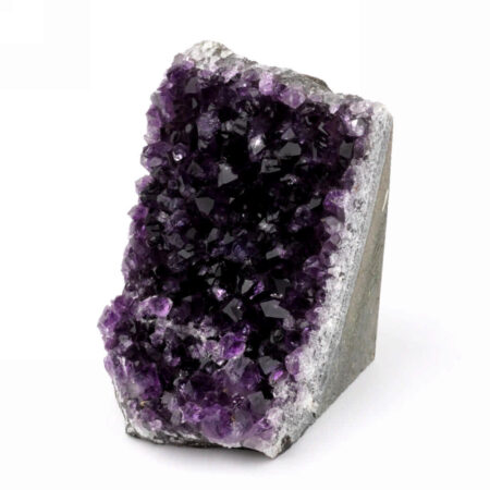 große Amethyst Stufe mit Standfläche aus Uruguay in bester Farbe Edelsteine Heilsteine bei Wunderstein24