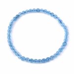 Aquamarin Ø 4,5 mm Kugel | Perlen Edelstein Armband AAAA-Qualität flexibel und dehnbar Edelsteine Heilsteine bei Wunderstein24