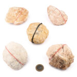 großes Bergkristall Natur Drusen-Paar | Nussgeode Ø 60 – 75 mm Gewicht 140 – 160 g Edelsteine Heilsteine bei Wunderstein24