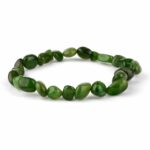 Serafinit Ø 7 mm Kugel | Perlen Armband flexibel und dehnbar in bester Qualität Edelsteine Heilsteine bei Wunderstein24