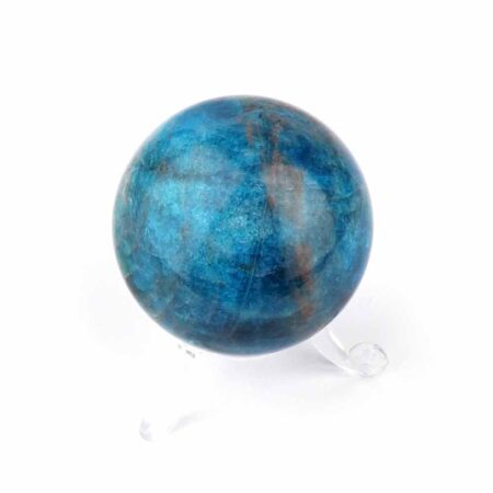 Apatit Kugel blau Ø 51 mm aus Madagaskar in sehr guter Qualität und Farbe Edelsteine Heilsteine bei Wunderstein24