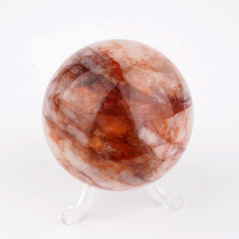 Hämatoid | Feuerquarz Kugel Ø ca. 58 mm in bester Qualität und Farbe Edelsteine Heilsteine bei Wunderstein24